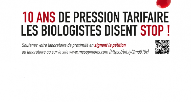 Dites non à la fermeture des laboratoires de proximité, signez la pétition